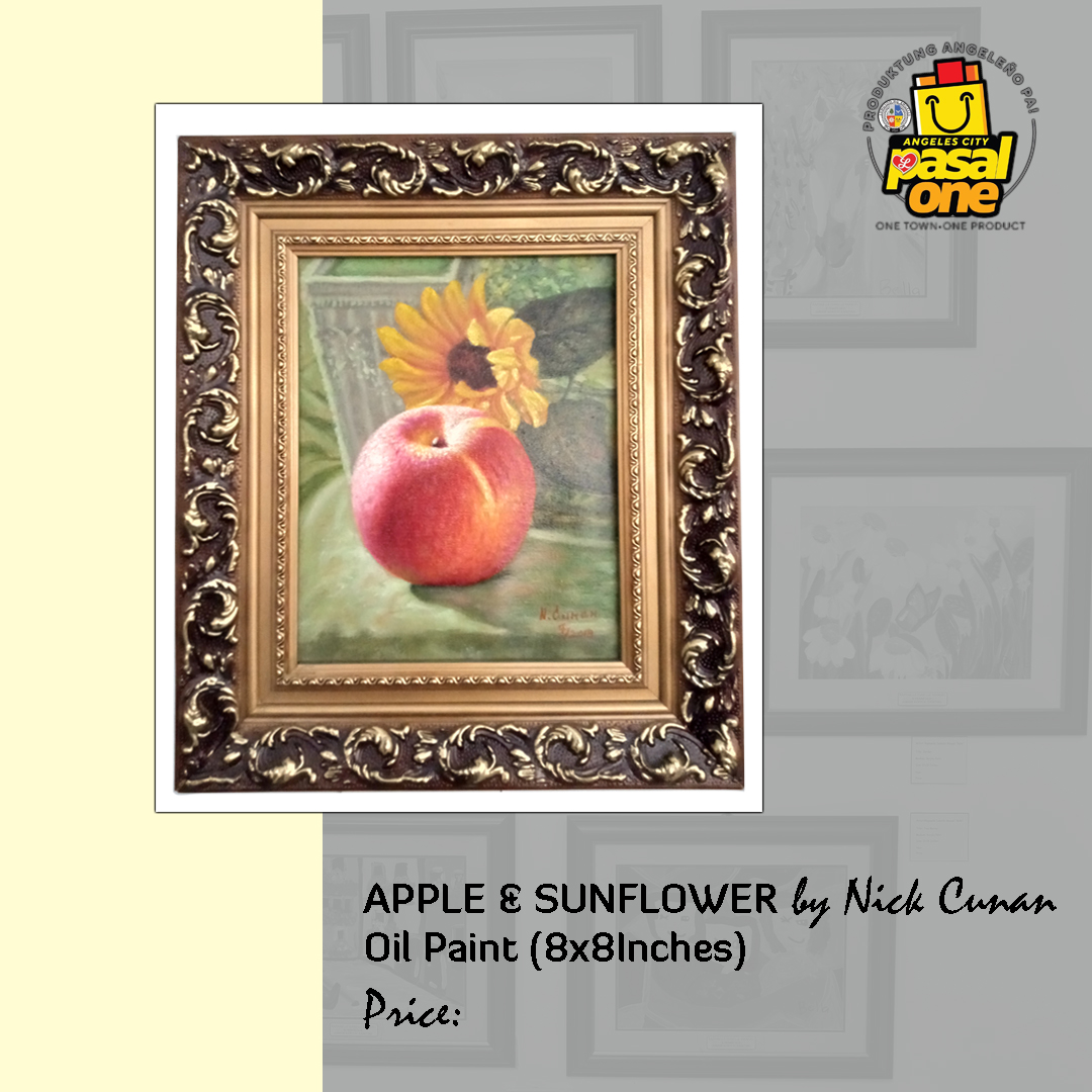 Apple And Sunflower Artwork By Nick Cunan